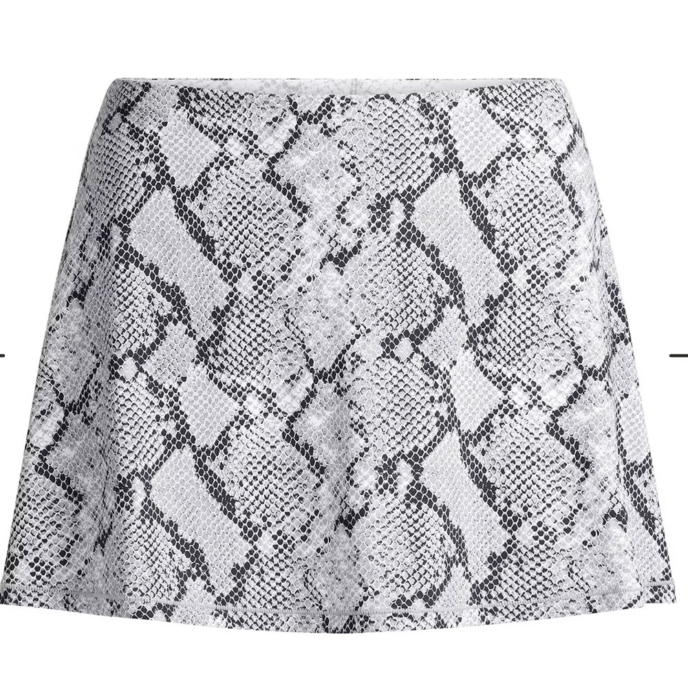 Skims snakeskin skort